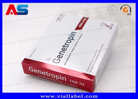 Anti-Aging 191AA Iniezione Piccole fiale da 3 ml Scatola Farmaceutica E Etichette Stampa Genetropina