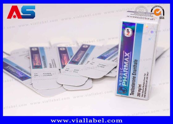 Piccolo ologramma del contenitore di fiala del cartone 10ml del contenitore di imballaggio per il Pharma Peptidee di GEN del laboratorio