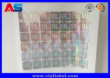Matrix Laser Custom Holographic Sticker Vinyl Hologram Void per la scatola di stoccaggio del flaconcino 3d hologramma laser