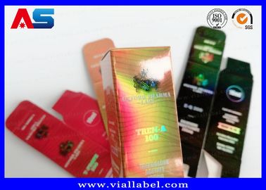 Scatole di cartone 10 ml Confezioni per flaconcini per biberon di vetro Bottiglie di medicina ologrammi, scatole di imballaggio farmaceutico ISO9001