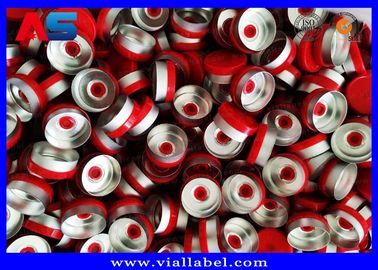 Rosso alluminio 20mm Flip Off Cap Chimica Farmaceutico Aluminico Bottiglie Cap accettato su misura