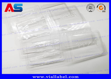 PVC trasparente Ampolata Blister Packaging Tray For Medication 2 ml Vials Engrave Embossing Blister packaging farmaceutico