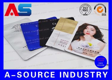 sacchetto a cerniera in foglio di alluminio sigillo termico personalizzato stampato ricapribile sacchetti di imballaggio in foglio di alluminio SGS ISO 9001