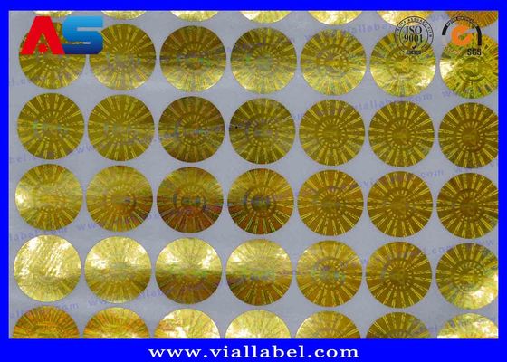 Etichette adesive olografiche VOID Round Pharma anti-contraffazione adesivo ologramma 3D