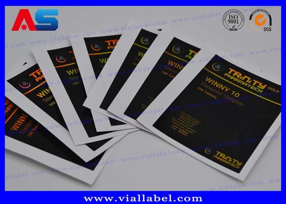 Laser Hologramma Prescrizione CMYK Pillola Etichetta della bottiglia Adesivo per bottiglia / sacchetto
