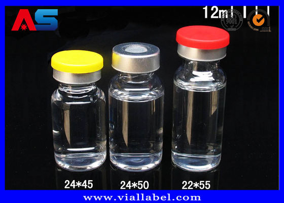 Bottiglie trasparenti 10 ml Piccole fiale di vetro 24 mm di larghezza 45 mm di altezza Uso per BIO Test 2 ml fiale di vetro