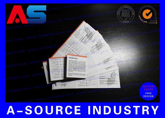 Stampa di volantini farmaceutici per la stampa di foglietti illustrativi di olio per il bodybuilding peptidico