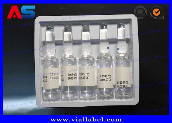 Olie Ampolette 1 ml Plastic Blister Packaging PVC / PET Materiale Bianco Colore vassoio di plastica su misura