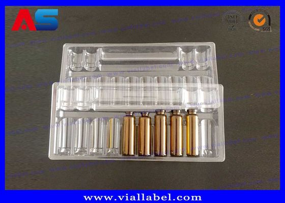 Imballaggio in blister di plastica per fiale di vetro Soma tropin Hcg da 2 ml, 3 ml, 10 ml per fiale di peptidi