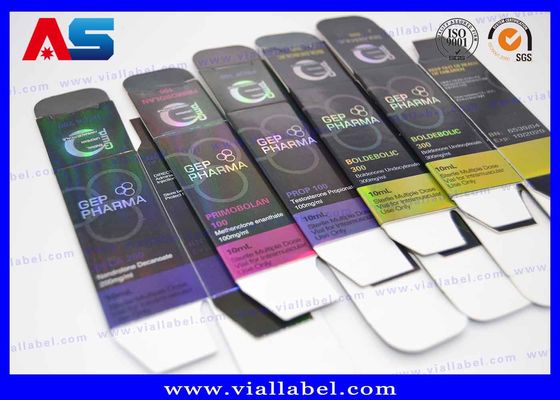Colore Panton olografico 10ml Etichette e scatole per flaconi di peptidi 10ml etichette per flaconi di erba
