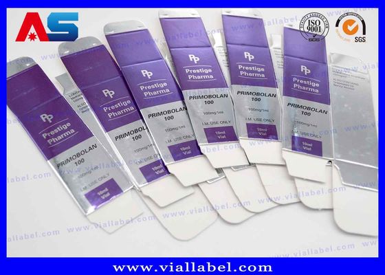 Shinny le scatole farmaceutiche d'argento della stagnola 10mL per gli Peptidei della costruzione del muscolo BRITANNICI