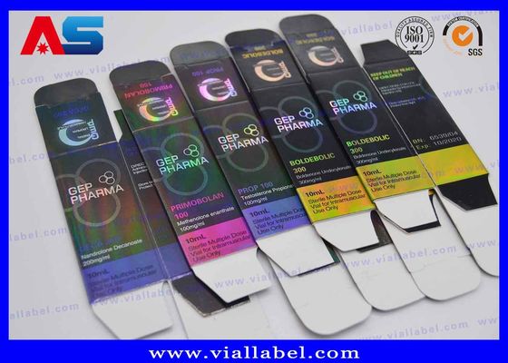 Gep Pharma 10 ml flaconcino di vetro 300 g Imballaggio stampato su carta Scatole di imballaggio scatole di flaconcino per body building