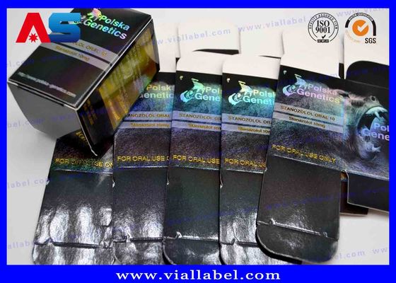 Piccole scatole di stoccaggio Stampa a laser Imballaggio per scatole farmaceutiche personalizzate Per bottiglie da 10 ml