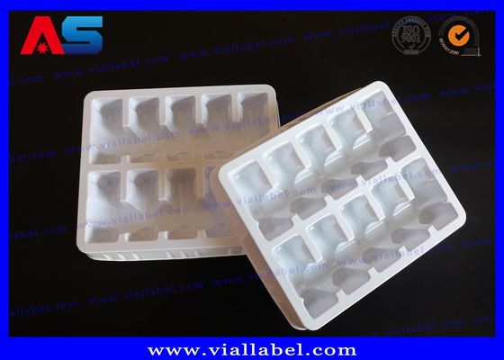 10 Flaconi da 2ml in plastica PET bianca per blister farmaceutici / vassoi blister