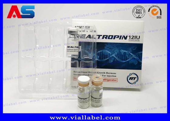 Olie Ampolette 1 ml Plastic Blister Packaging PVC / PET Materiale Bianco Colore vassoio di plastica su misura