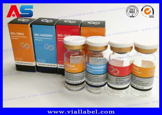 Etichette per flaconi farmaceutici per bodybuilding cypionate 25x60mm certificate ISO per fiale da 10 ml