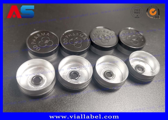 Piccola bottiglia di vetro ambrata 22mm largamente 50mm delle fiale 10mL alti con il sigillamento del contagoccia