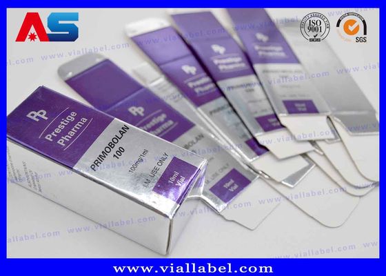 La stagnola d'argento di Muscledevelop ha impresso la scatola di immagazzinamento nella fiala 10ml di Peptidei Meditech Muscle Growth di Injectables