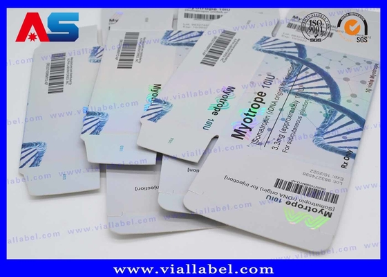 Etichetta e scatola su ordinazione di Tren Enanthate della fiala della scatola 10ml di imballaggio farmaceutico della carta del cartone di progettazione libera