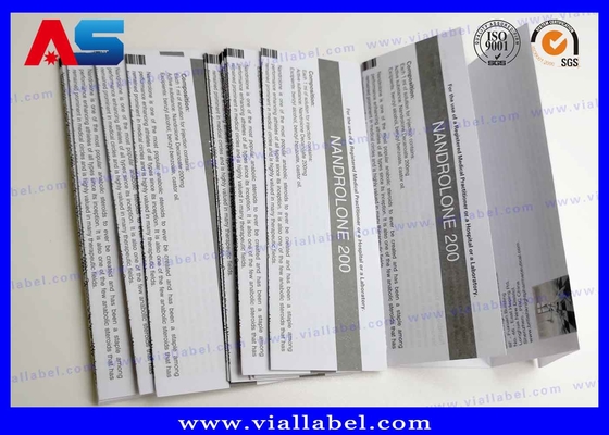 L'opuscolo di carta pieghevole 10ml inserisce la stampa per la descrizione degli Peptidei
