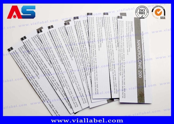 L'opuscolo di carta pieghevole 10ml inserisce la stampa per la descrizione degli Peptidei