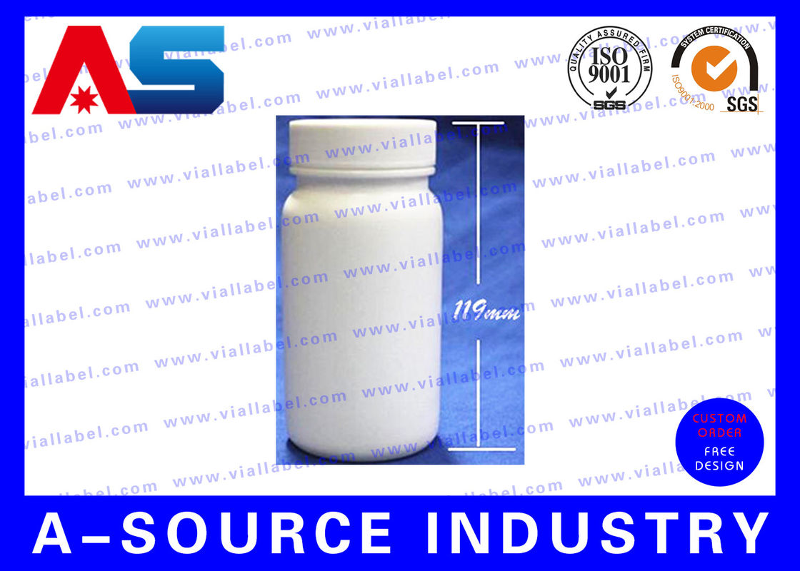 Contenitore di pillole mediche in HDPE da 200 ml Bottiglie di pillole vuote / Bottiglie di pillole di vitamine Bottiglie di medicinali di plastica