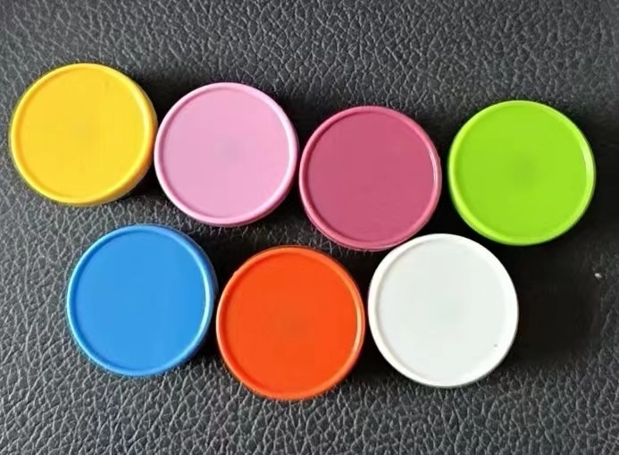 Bottiglia di vetro 13 / 20 / 26 / 28 / 32 Tappi di plastica / Tappi di plastica in alluminio lucidi