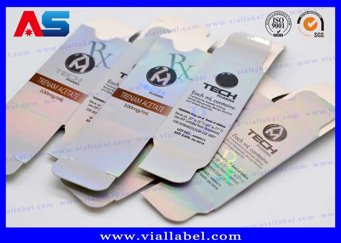 La stagnola d'argento di Muscledevelop ha impresso la scatola di immagazzinamento nella fiala 10ml di Peptidei Meditech Muscle Growth di Injectables