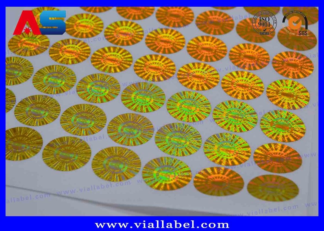 Etichette adesive olografiche VOID Round Pharma anti-contraffazione adesivo ologramma 3D