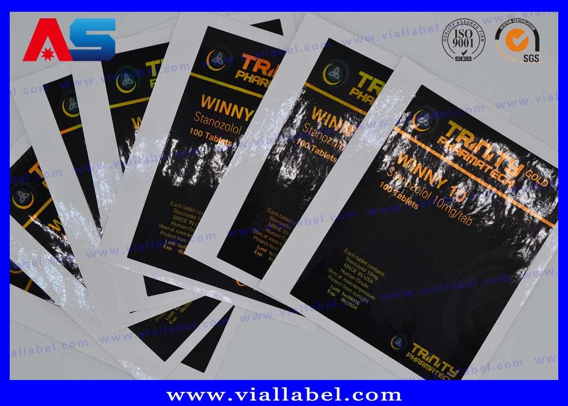 Laser Hologramma Prescrizione CMYK Pillola Etichetta della bottiglia Adesivo per bottiglia / sacchetto