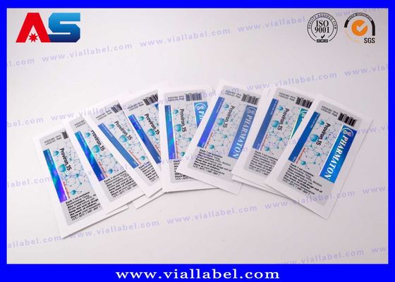 Etichette per flaconcini con peptide di stampa olografica da 10 ml