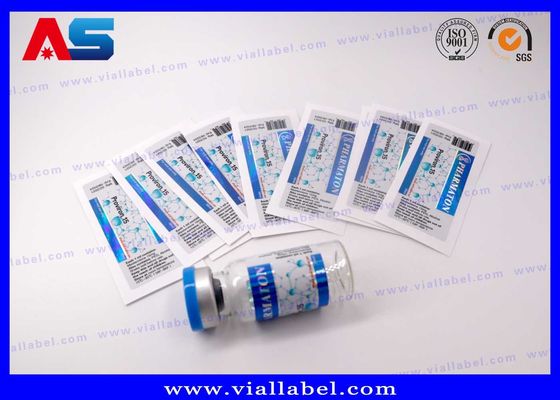 Stampa delle etichette del peptide delle bottiglie di vetro, etichette olografiche della bottiglia da 10 ml