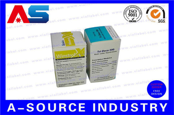 Stampa regolare olografica su misura dei contenitori di fiala 10ml/scatole di stoccaggio CMYK