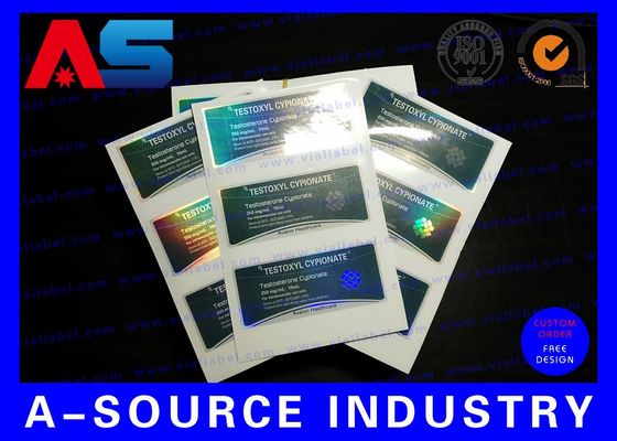 Etichette adesive per flaconi farmaceutici in plastica impermeabile con finitura opaca per peptidi / Tirz