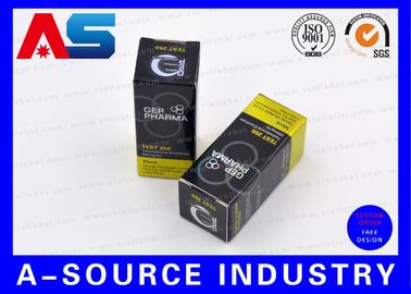 Scatole per fiale laser GEP da 10 ml Scatole professionali Colori Pantone Scatole piccole per spedizioni Scatole per imballaggio bodybuilding