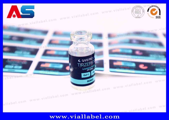 Etichette adesive e impermeabili di piccole bottiglie da 3 ml per etichettature permanenti