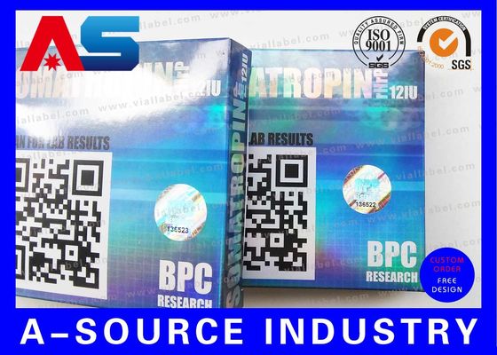 2ml Vial Storage Pharmaceutical Packaging Box, vassoi di plastica ed opuscoli della carta 10 fiale