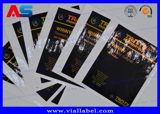 Laser Hologramma Prescrizione CMYK Pillola Etichetta della bottiglia Adesivo per bottiglia / sacchetto