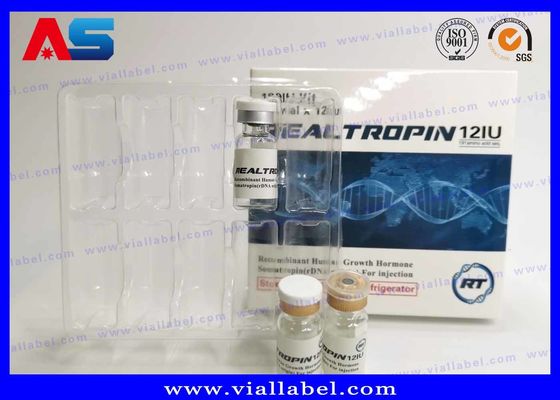 SFDA Sterili Piccole Viole di Vetro 2 - 30 ml Con Etichetta in Carta Farmaceutica E Scatola con Blister